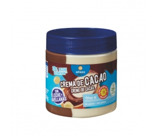 CREMA CACAO CON LECHE Y AVELLANAS ALTEZA 500 GR.