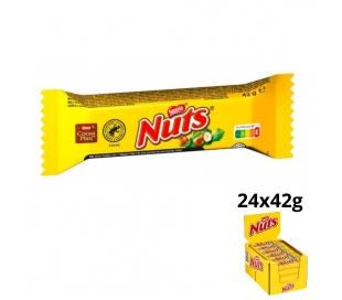 CHOCOLATINAS NUTS NESTLE PACK 24X42 GR.