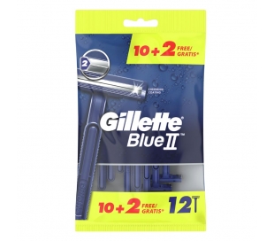 MAQUINAS AFEITAR BLUE II GILLETTE 10+2 UN.GRATIS