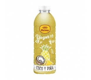 YOGUR LIQUIDO PIÑA Y COCO REINA 1.000 ML.