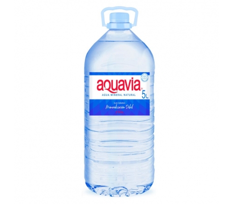 AGUA MINERAL NATURAL AQUAVIA 5 L.PET