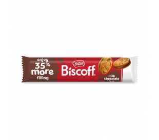 GALLETAS SANDWICH RELLENAS CHOCOLATE CON LECHE LOTUS BISCOFF 154 GR.