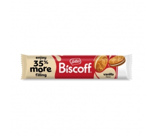 GALLETA SANDWICH RELLENA VAINILLA LOTUS BISCOFF 1545 GR.