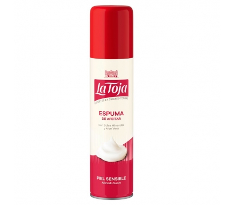 ESPUMA AFEITAR PIEL SENSIBLE LA TOJA 250 ML.