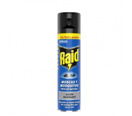 INSECTICIDA SPRAY FLORES FRESCAS RAID 400 ML.