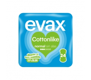 compresas-normal-sin-alas-24-un-evax-cottonlike