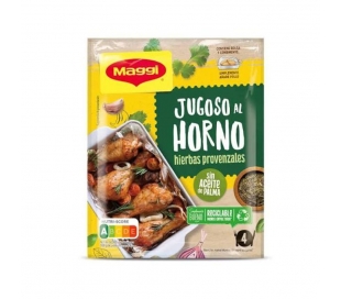 JUGOSO AL HORNO POLLO A LAS HIERBAS MAGGI 34 GR.