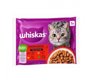 WHISKAS CARNES PACK-4U