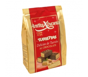 TURRONES DELICIAS CHOCOLATE ANTIUXIXONA 125 GR.