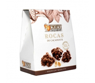 ROCAS DE CACAHUETE Y CHOCOLATE E.MORENO 120 GR.