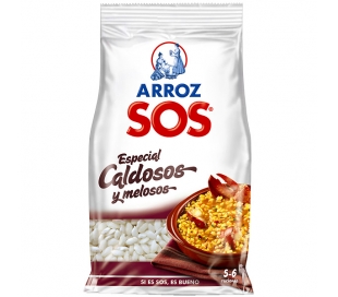 ARROZ ESPECIAL CALDOSOS Y MELOSOS SOS 500 GR.