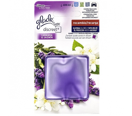 RECAMBIO AMBIENTADOR DISCREET LAVANDA BRISE 12 GR.