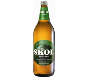 CERVEZA INTERNATIONAL SKOL BOTELLA 1L.