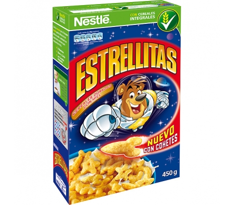 CEREALES ESTRELLITAS NESTLE 450 GR.