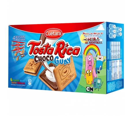 GALLETAS CHOCO GUAY . CUETARA PAKC 4X42 GRS.