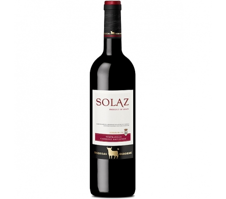 VINO TINTO TEMPRANILLO-CABERNET SOLAZ 75 CL.