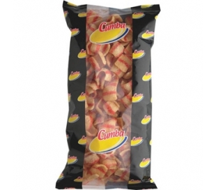 SNACKS CORTEZAS DE TRIGO SABOR JAMON CUMBA 95 GRS.