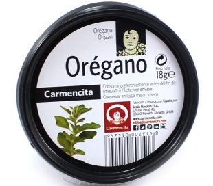 CONDIMENTOS OREGANO CARMENCITA 15 GR.