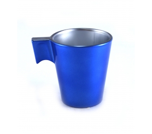 TAZA 8CL.AZUL/DORADO FLAS
