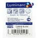 PLATO LLANO CARINE BLANCO 26CM. LUMINARC 1 UN.