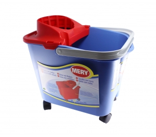 CUBO ESCURRIDOR CON RUEDA 14 L. MERY 1 UN.