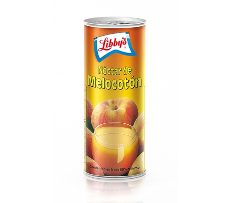 NECTAR MELOCOTÓN LATA LIBBYS 250 ML.