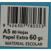 BLOC A5 80H. T/DUR.CUADRI CAMPUS 1 UD.
