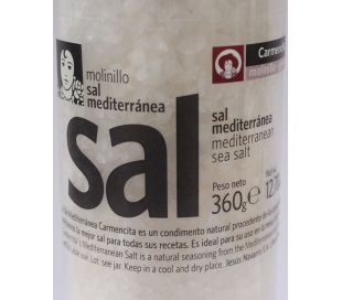 SAL GRUESA MEDITERRANEA CARMENCITA 360 GRS.