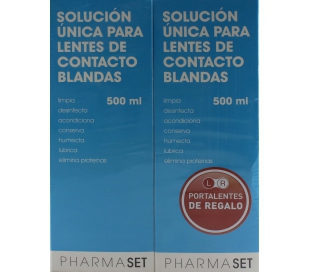 SOLUCION UNICA LENTES CONTACTO PHARMASET 500 ML.