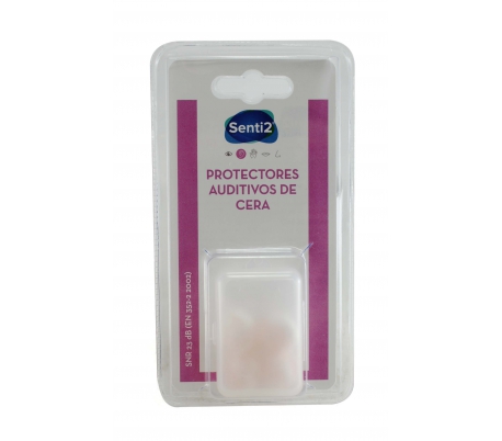 TAPONES DE OIDO DE CERA SENTI2 4 UN.