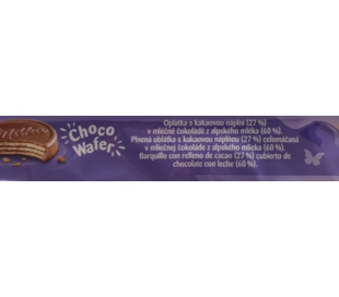 GALLETAS CHOCO WAFER MILKA PACK 6X30 GRS.