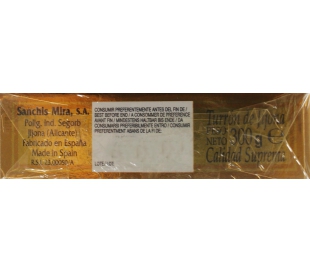 TURRON JIJONA ETIQUET.BLANC ANTIUXIXONA 200 GRS.