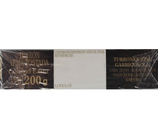 TURRON YEMA TOSTADA TAMARINDO 200 GR.