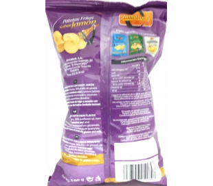 PAPAS FRITAS JAMON TAMARINDO 160 GR.