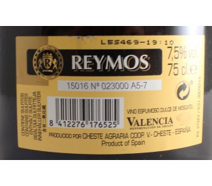 VINO ESPUMOSO MOSCATEL REYMOS 75 CL.