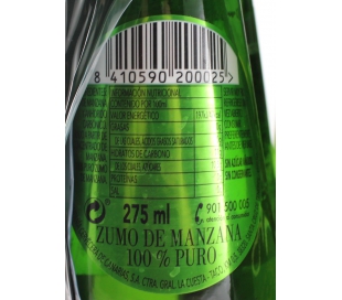 ZUMO GASIFICADO MANZANA APPLETISER PACK 6X250 ML.