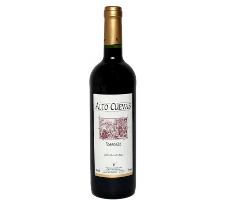 VINO TINTO CRIANZA CUEVAS ALTAS 75 CL.