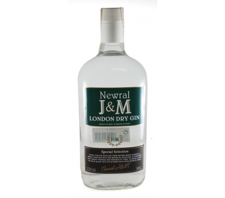 GINEBRA ALC. 37,5% VOL. J&M 1 L.