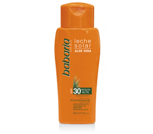 LECHE SOLAR SPF 30 BABARIA 200 ML.