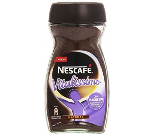 CAFÉ SOLUBLE DESCAFEINADO VITALISSIMO NESCAFÉ 200 GR.