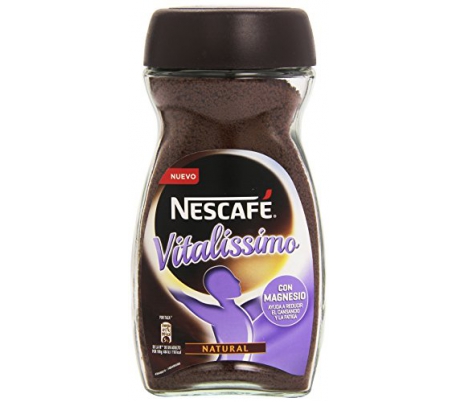 CAFÉ SOLUBLE DESCAFEINADO VITALISSIMO NESCAFÉ 200 GR.