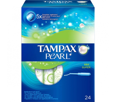 TAMPON SUPER PEARL TAMPAX 24 UDS.