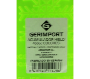 ACUMULADOR FRIO GERIMPORT T-400