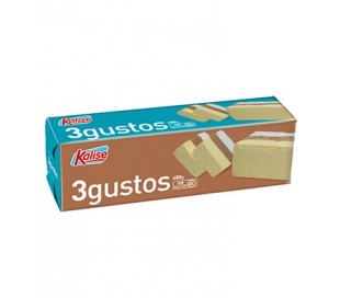HELADO BLOQUE VAINILLA-TURRON-NATA KALISE 250 GRS.