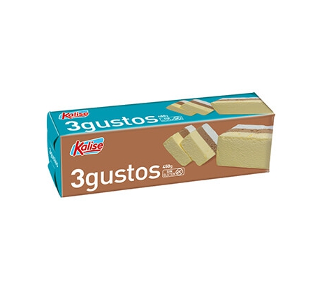 HELADO BLOQUE VAINILLA-TURRON-NATA KALISE 250 GRS.