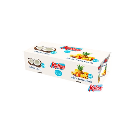 YOGUR SABOR COCO MACEDONIA KALISE PACK 8X125 GRS.