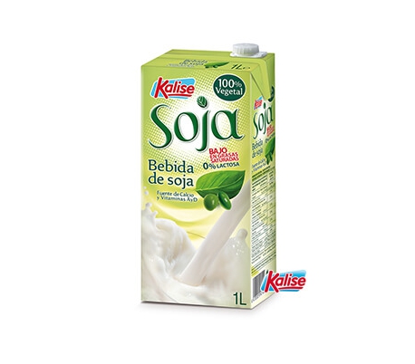 BEBIDA SOJA NATURAL KALISE 1 L.