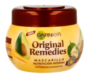 MASCARILLA AGUACATE Y KARITE ORIGINAL REMEDIES 300 ML.