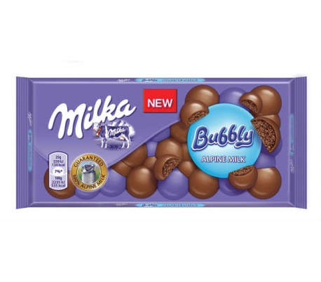 CHOCOLATE BUBBLY MILKA 90 GR.