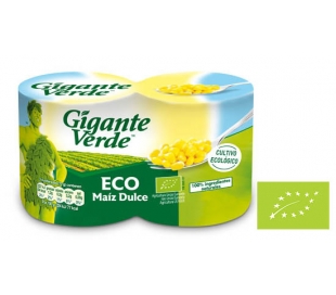 MAÍZ ECO DULCE GIGANTE VERDE PACK 2X140 GR.